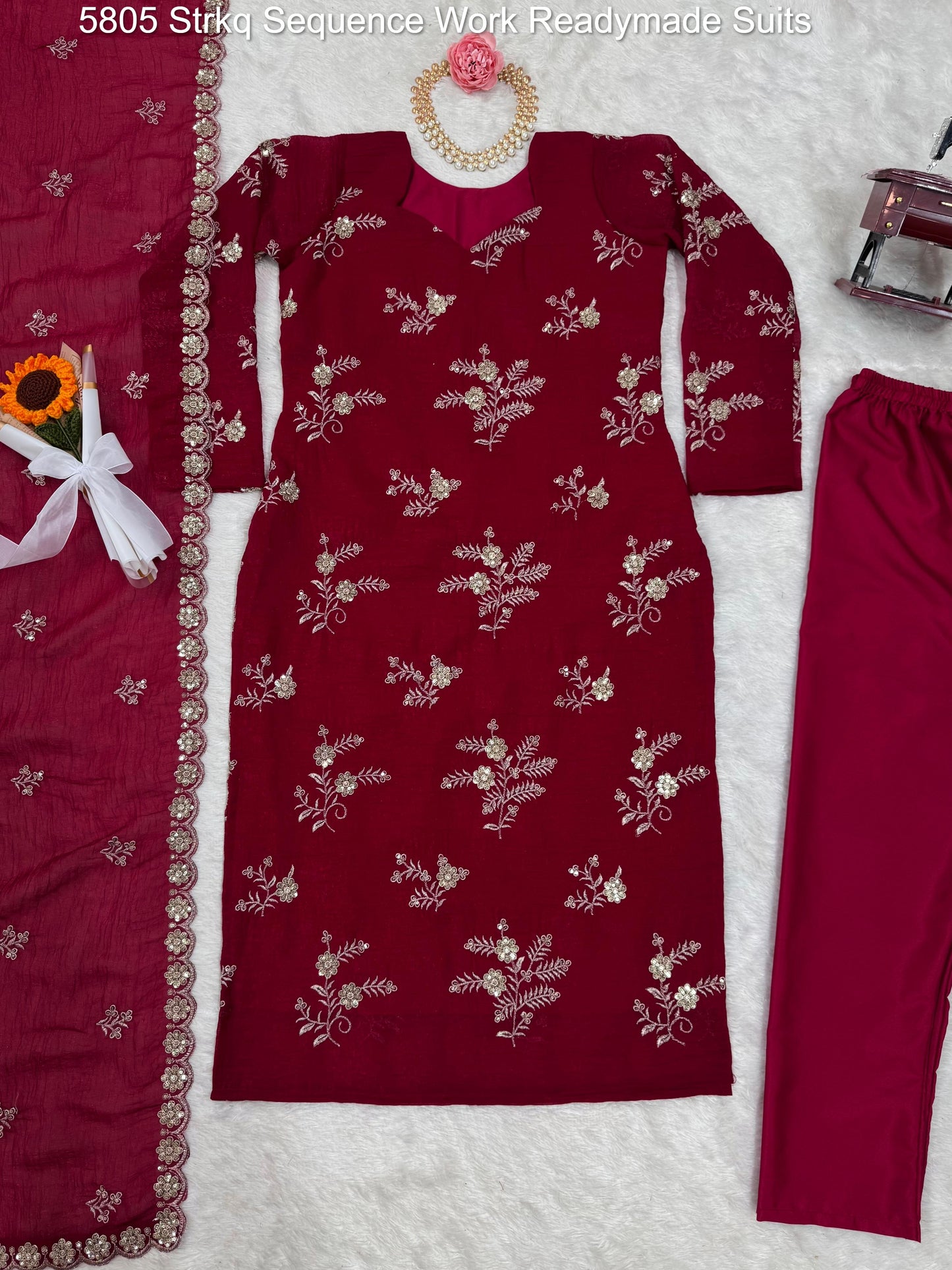 5805 Strkq Sequence Work Readymade Suits