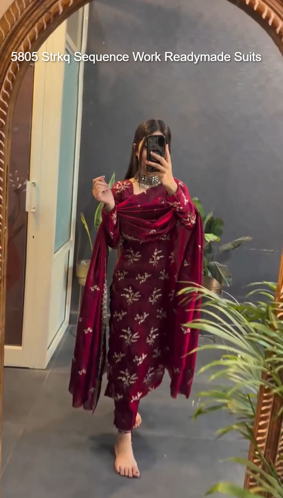 5805 Strkq Sequence Work Readymade Suits