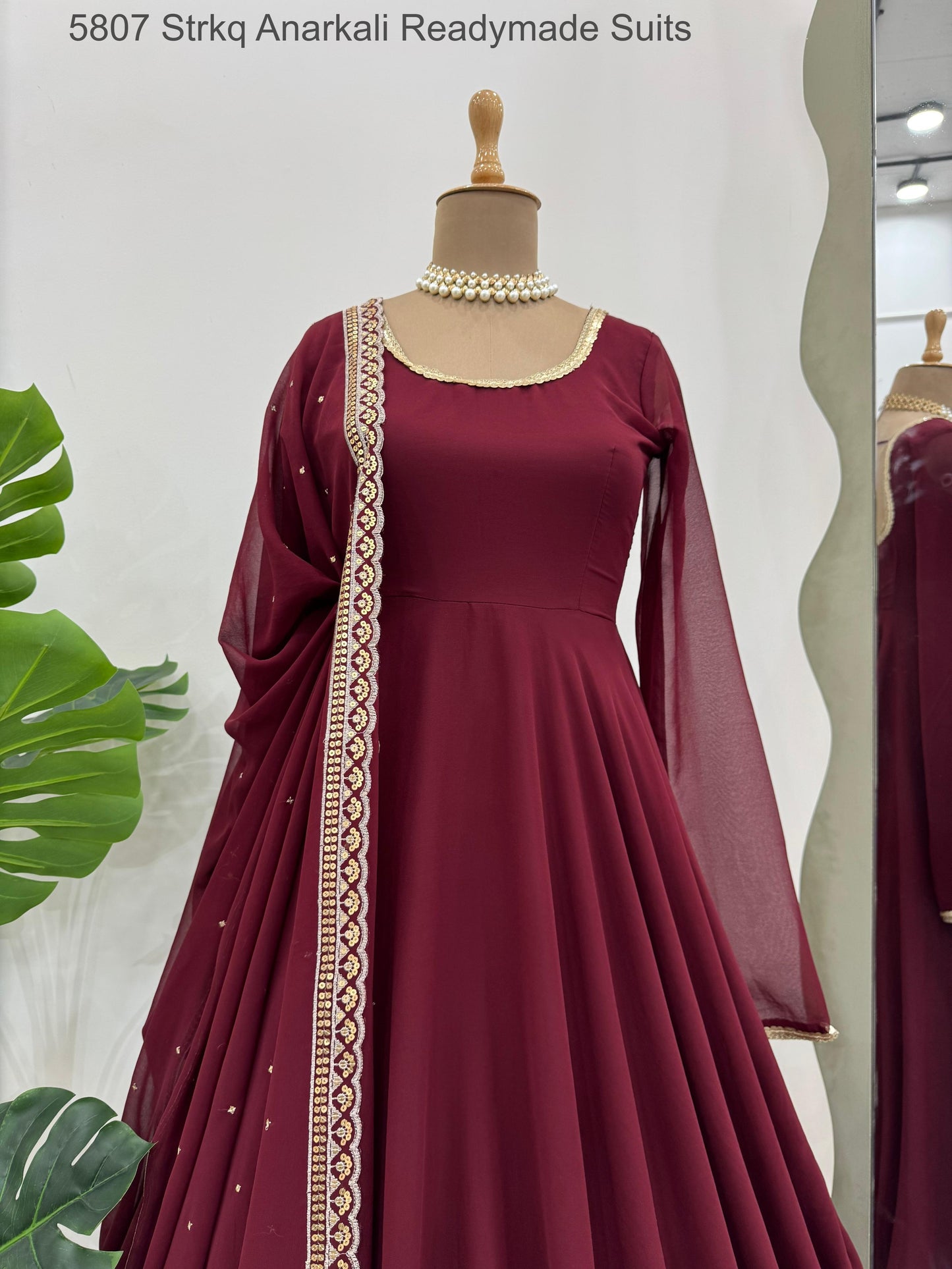 5807 Strkq Anarkali Readymade Suits