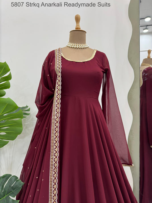 5807 Strkq Anarkali Readymade Suits