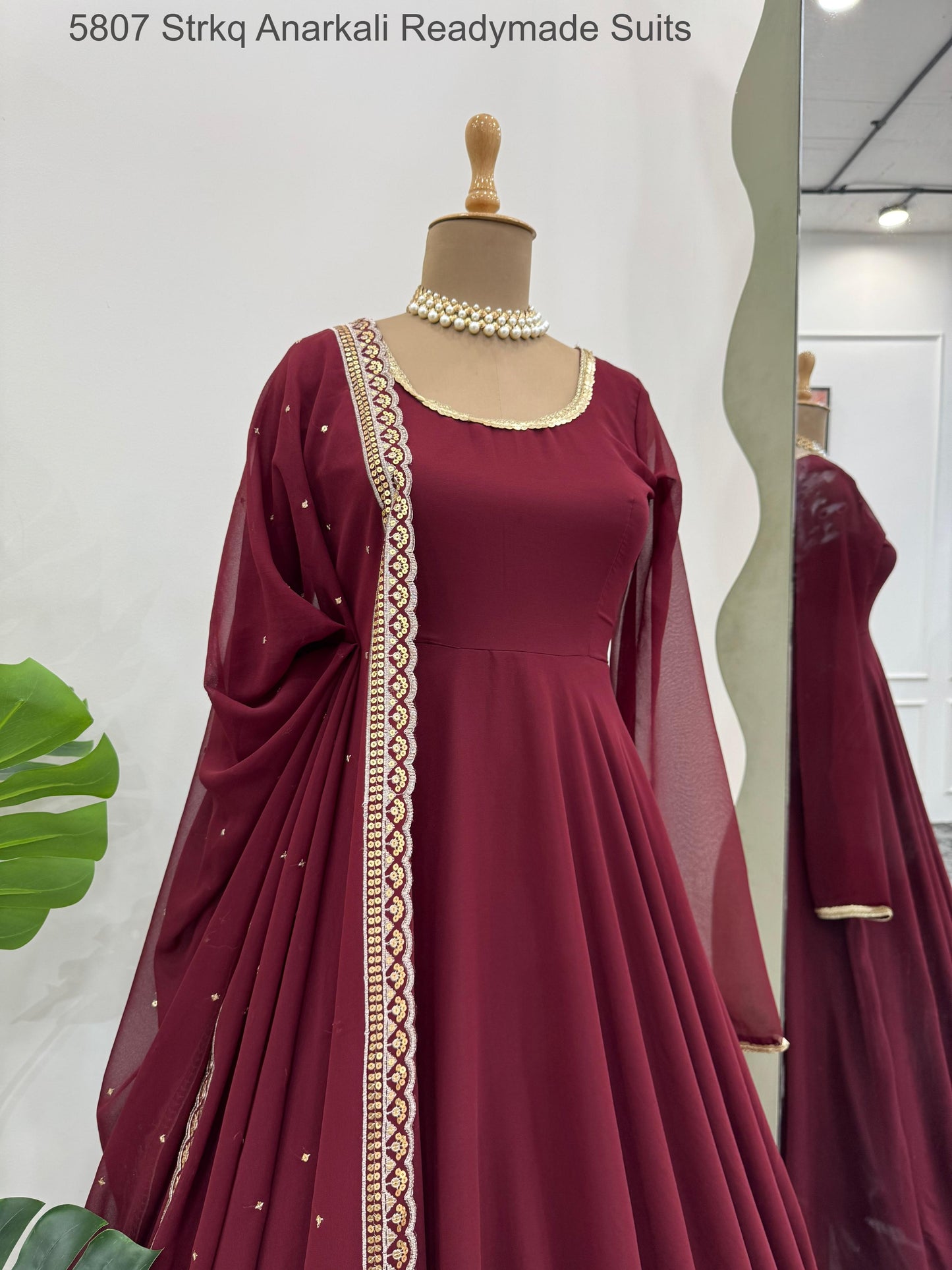 5807 Strkq Anarkali Readymade Suits