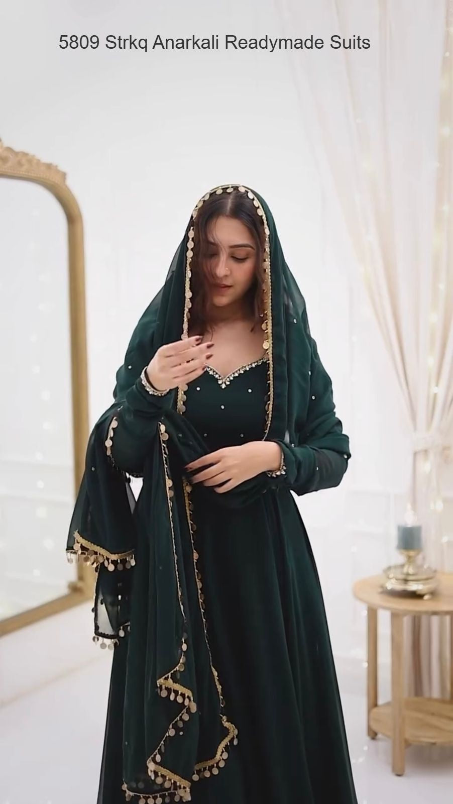 5809 Strkq Anarkali Readymade Suits