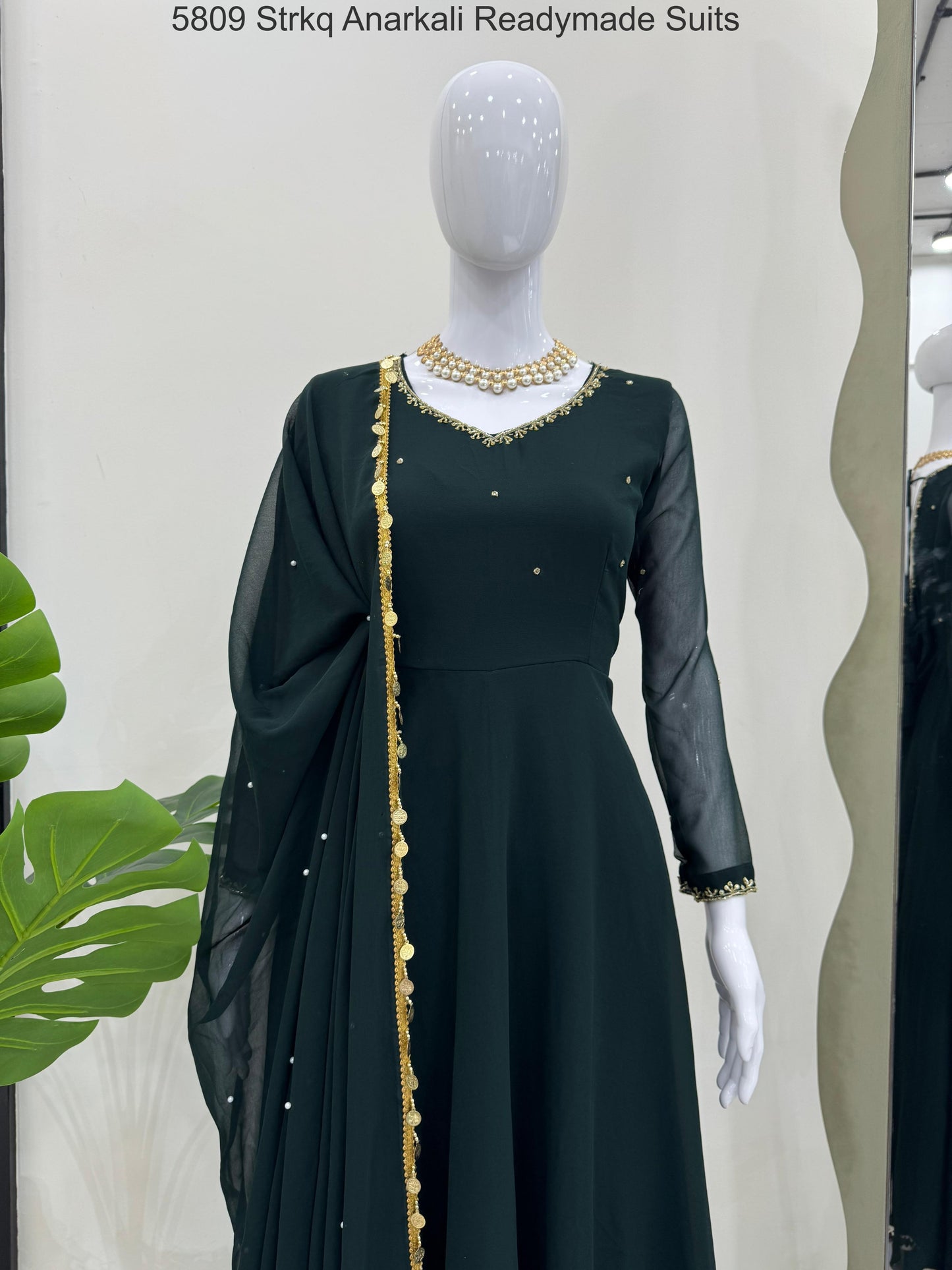 5809 Strkq Anarkali Readymade Suits