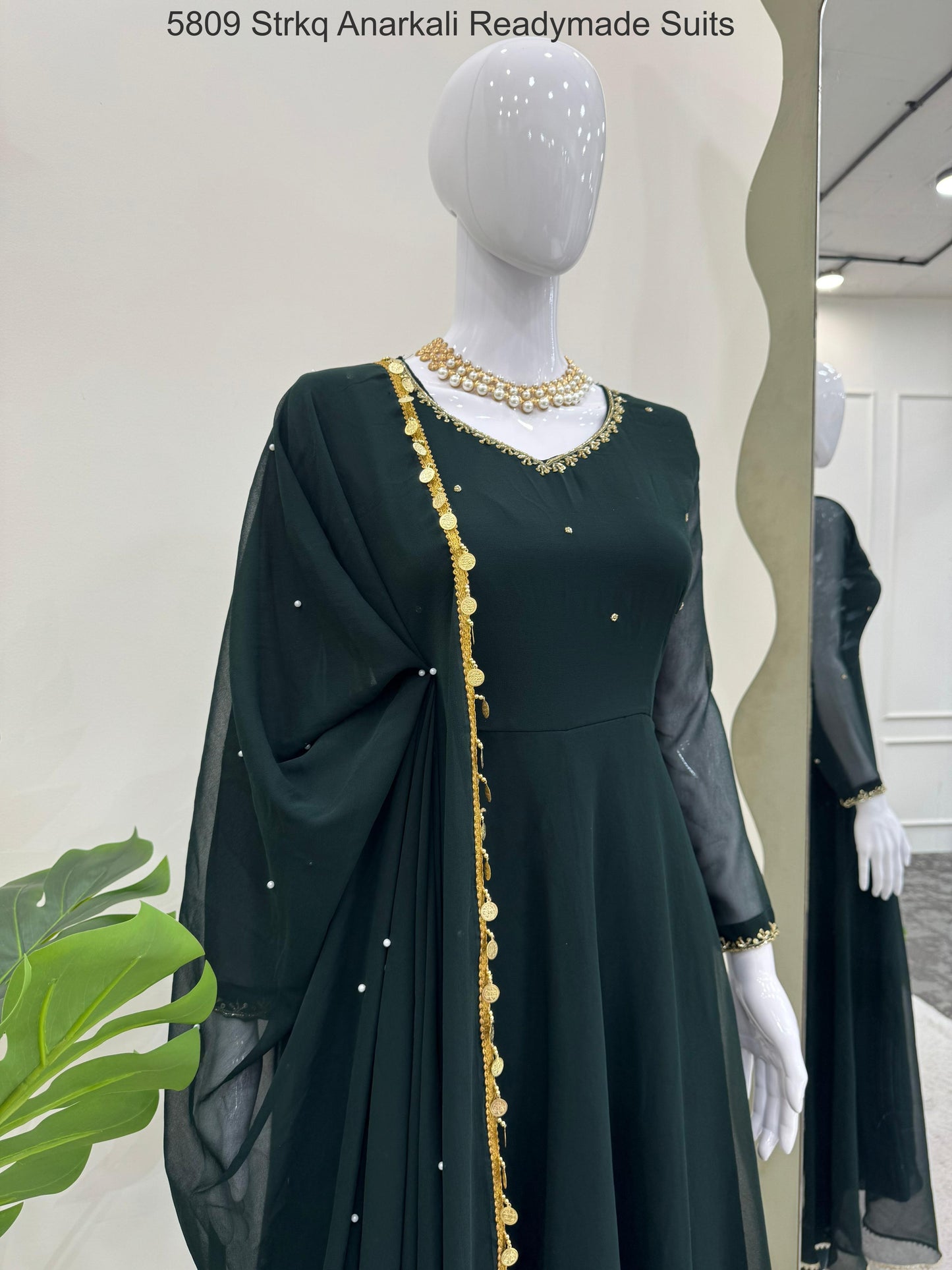 5809 Strkq Anarkali Readymade Suits