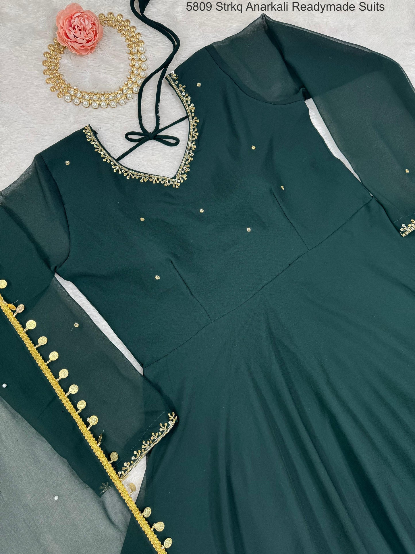 5809 Strkq Anarkali Readymade Suits