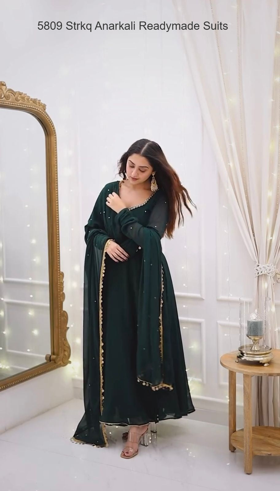 5809 Strkq Anarkali Readymade Suits