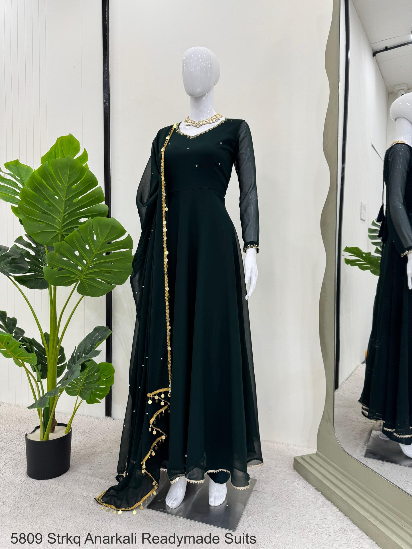 5809 Strkq Anarkali Readymade Suits