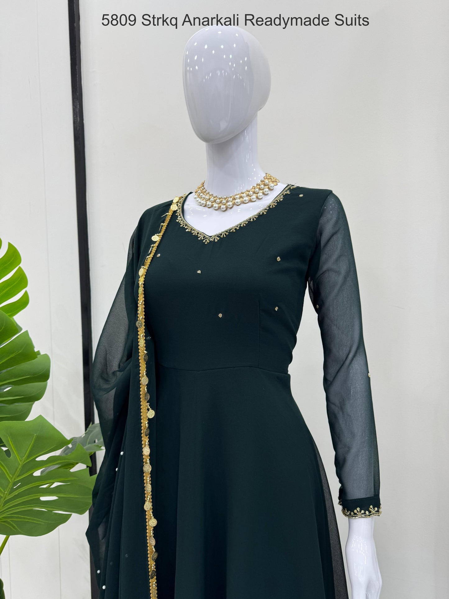 5809 Strkq Anarkali Readymade Suits