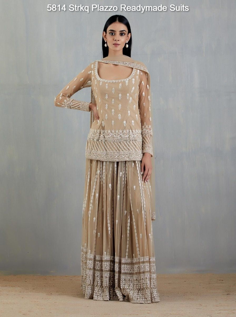 5814 Strkq Plazzo Readymade Suits