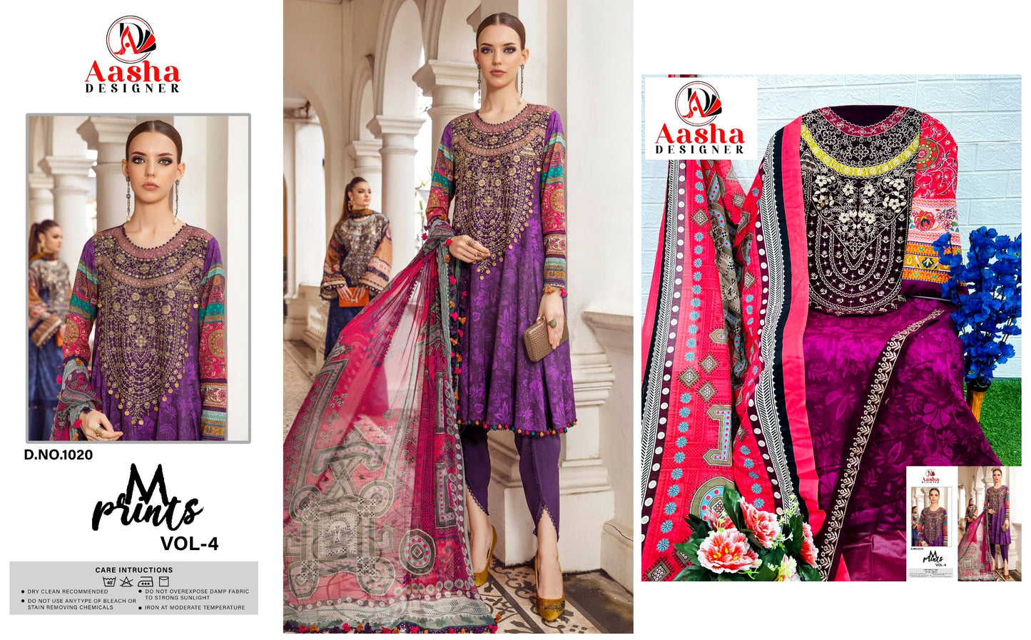 1020 Aasha Designer Pakistani Salwar Suits