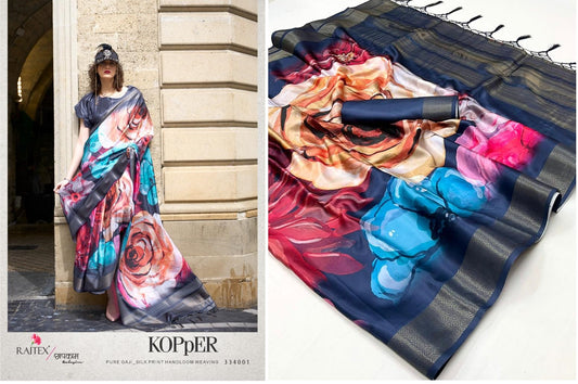 334001 Kopper Rajtex Sarees