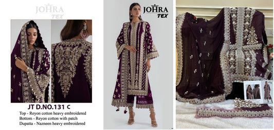 Jt-131C Johra Tex Pakistani Salwar Suits