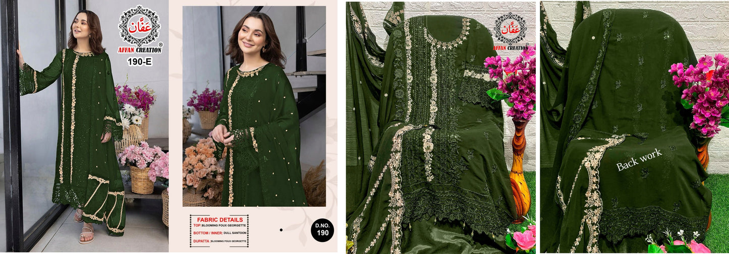 190E Affan Creation Pakistani Salwar Suits
