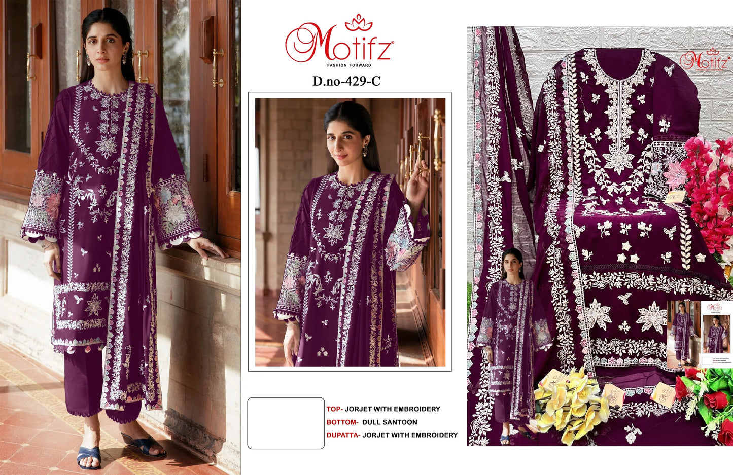 429C Motifz Pakistani Salwar Suits