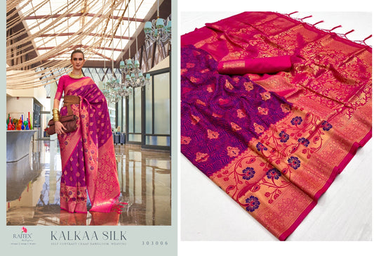 303006 Kalkaa Rajtex Sarees