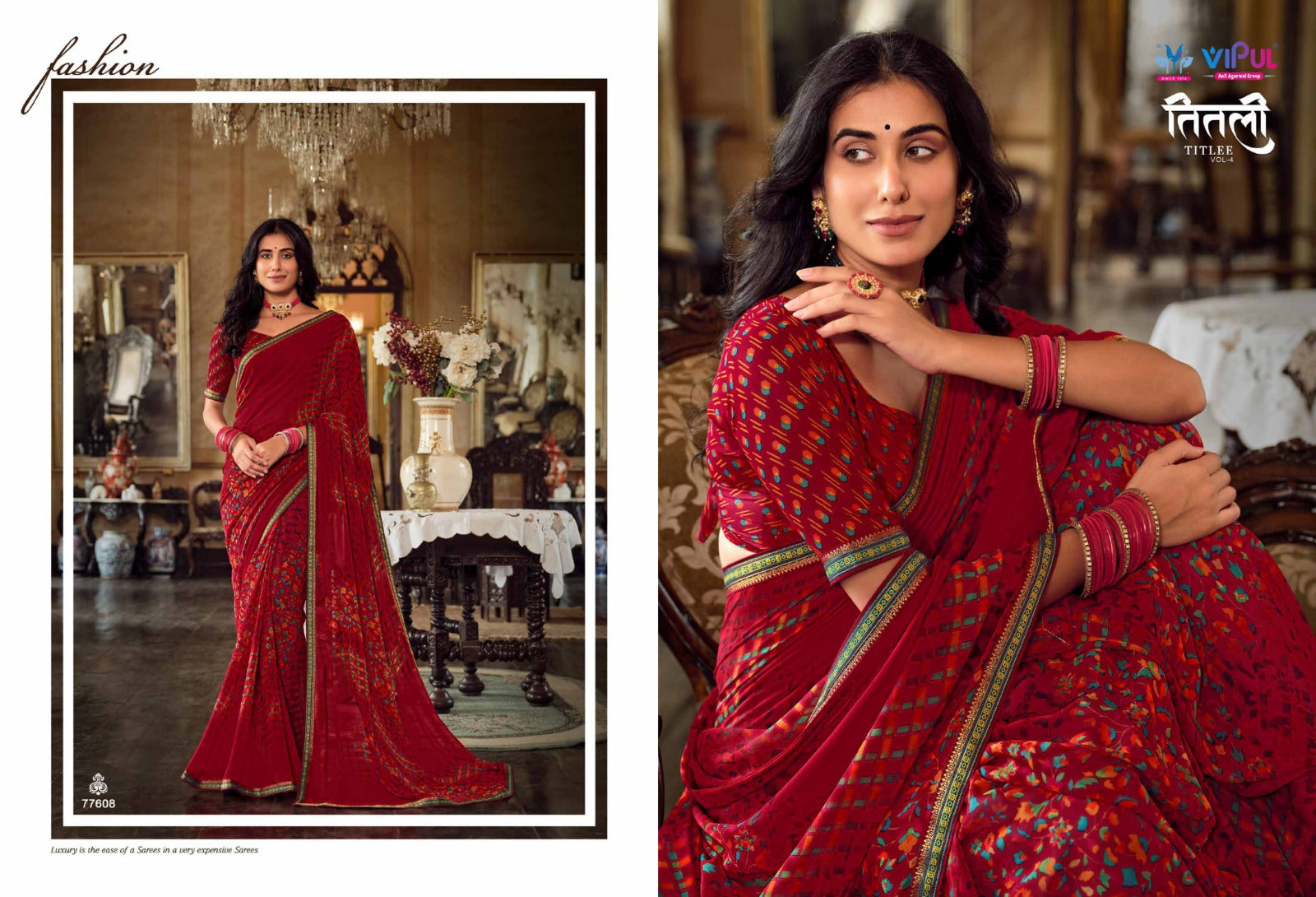 77608 Titlee Vol 4 Vipul Sarees