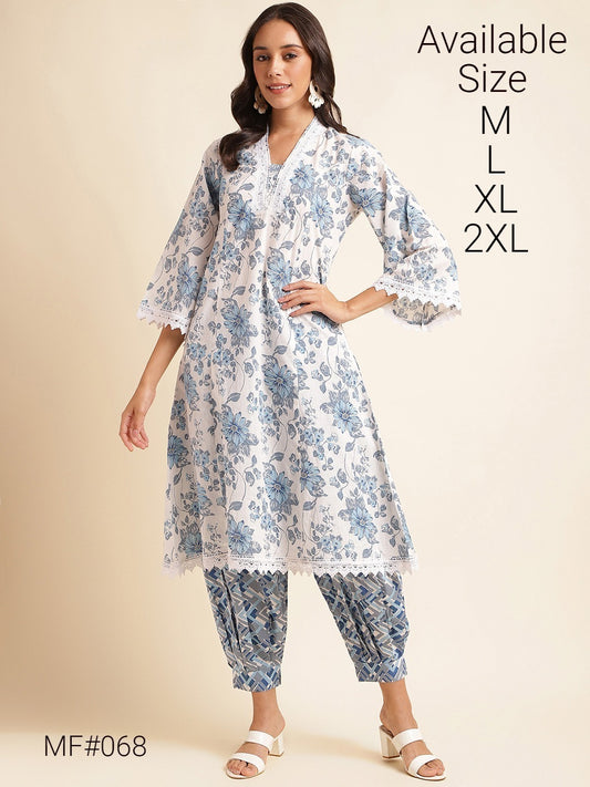 Mf71 Msm Kurti Pant Set