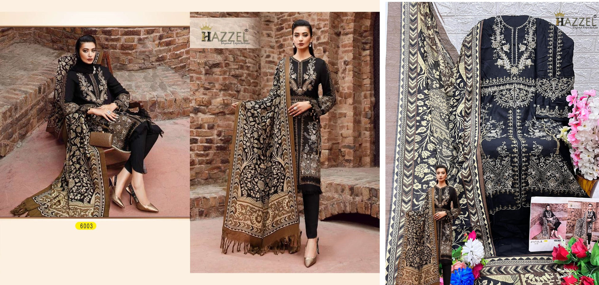 6003 Hazzel Pakistani Salwar Suits