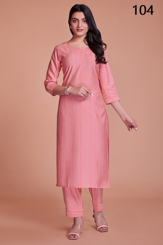 104 Summer Magic Aahvan Designs Kurti Pant Set