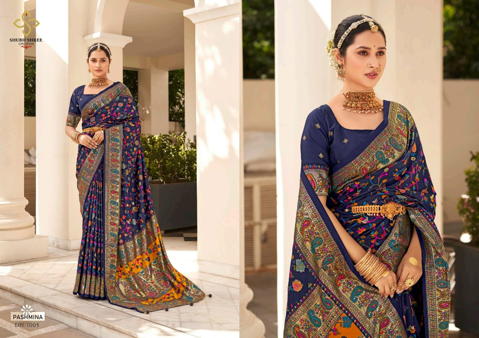 1005 Pashminna Shubh Shree Sarees