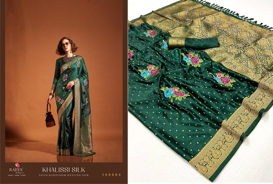 360004 Khalissi Silk Rajtex Sarees