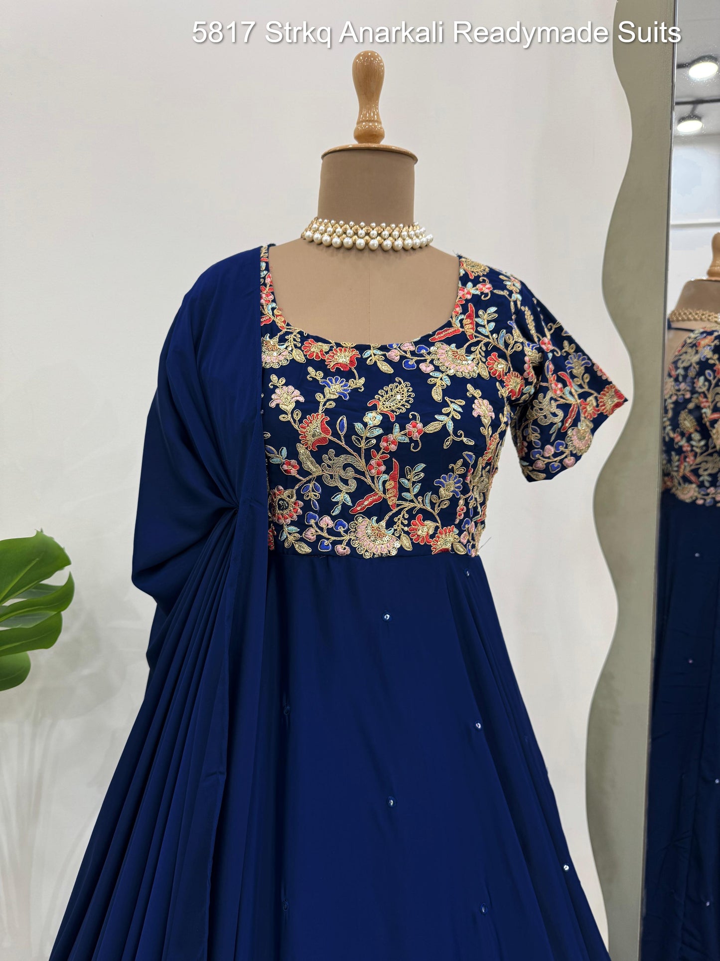 5817 Strkq Anarkali Readymade Suits