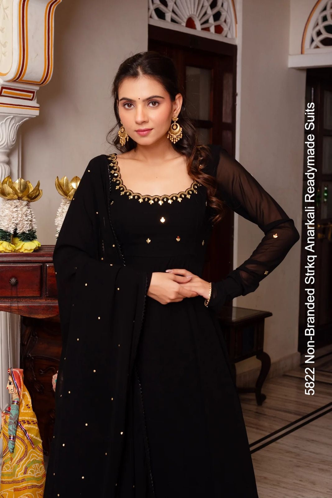 5822 Non-Branded Strkq Anarkali Readymade Suits