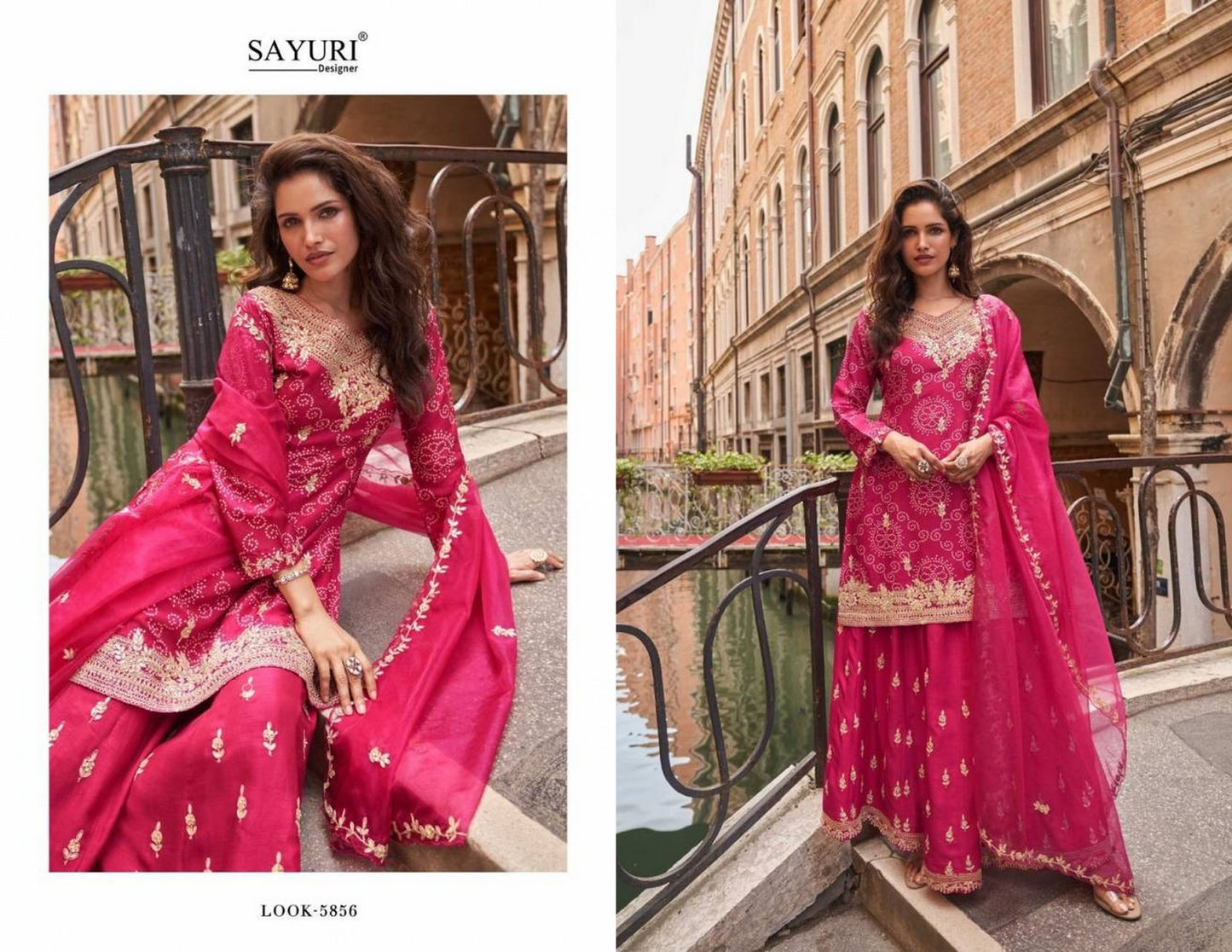 5856 Meena Sayuri Chinon Silk Readymade Suits