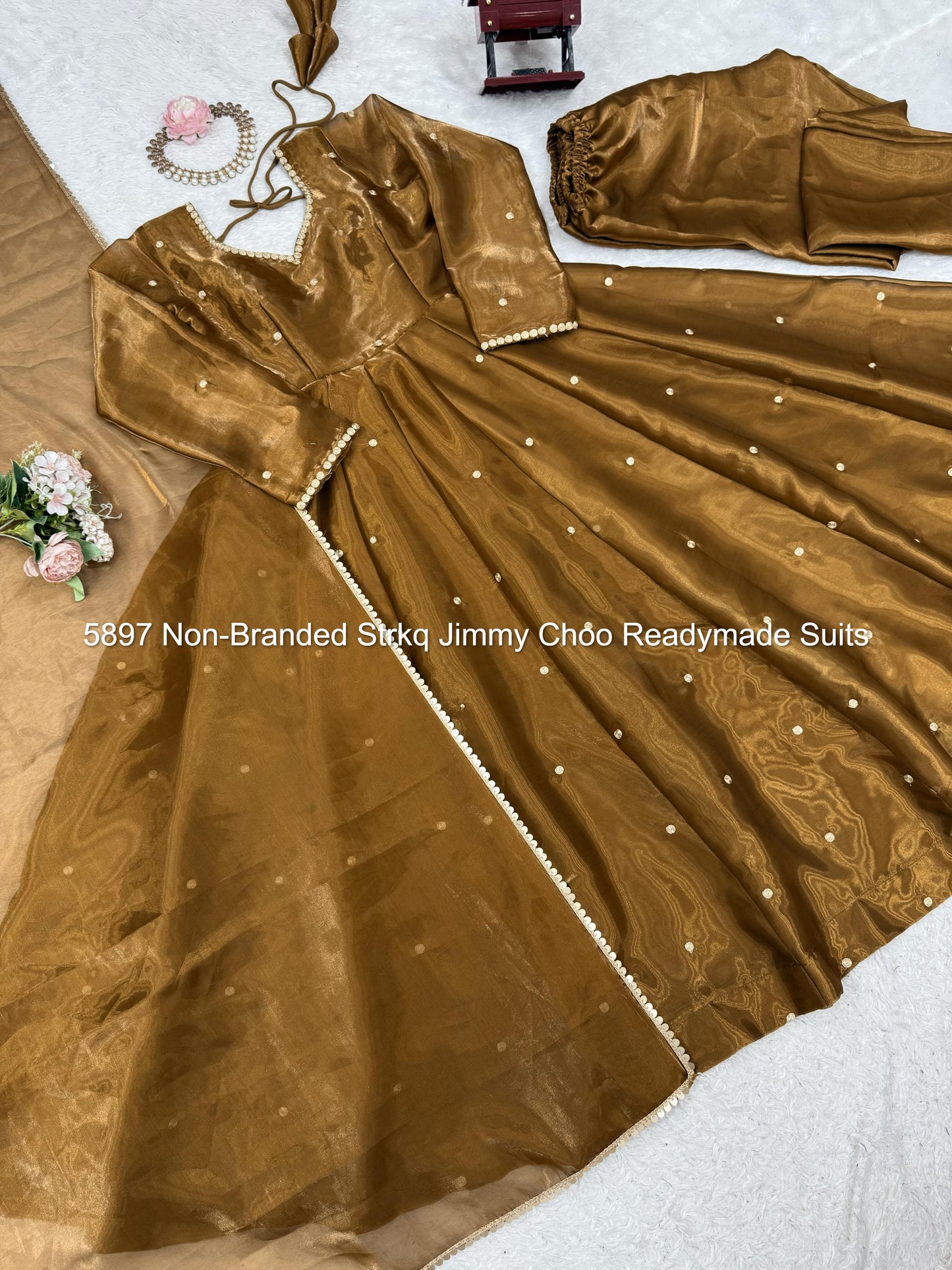 5897 Non-Branded Strkq Jimmy Choo Readymade Suits