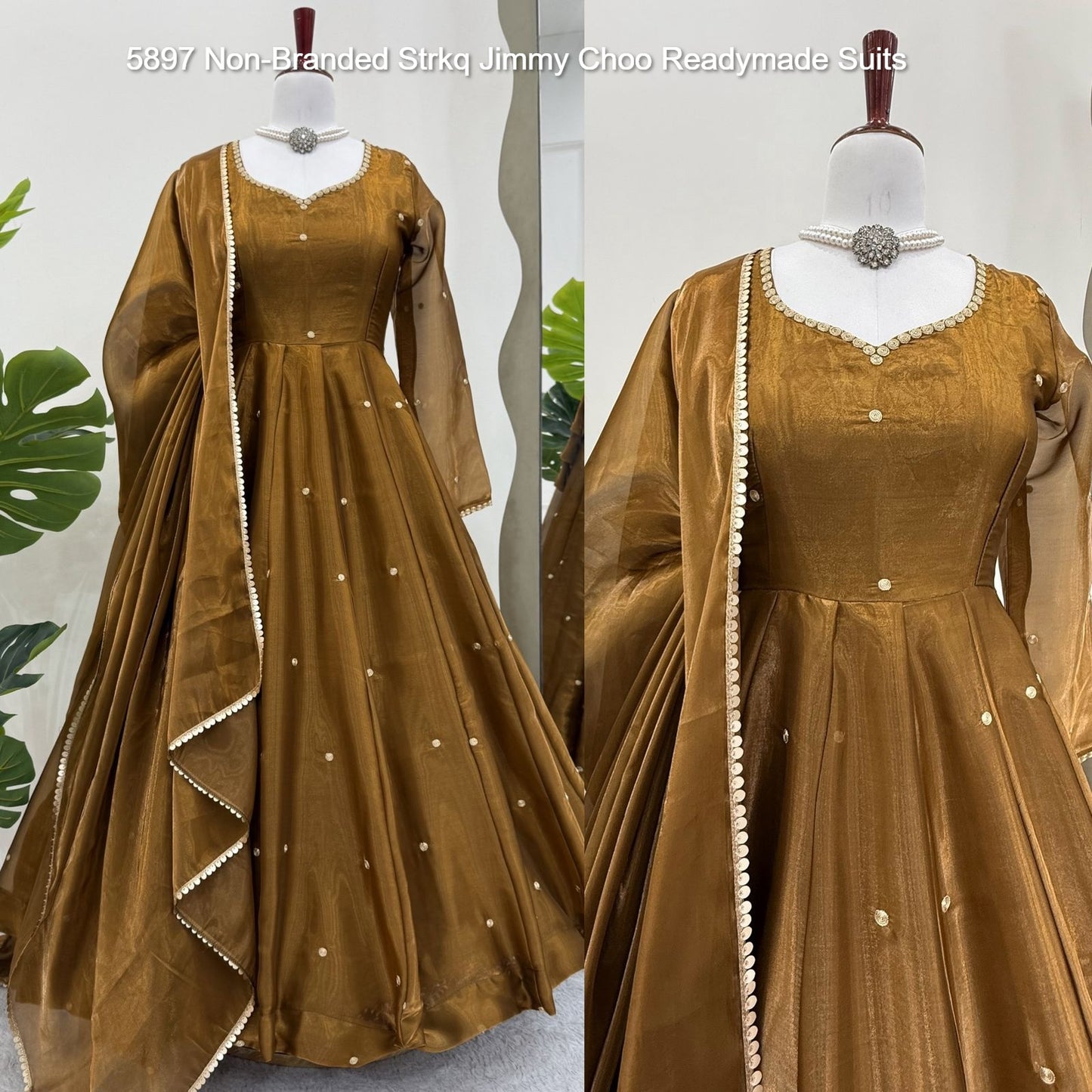 5897 Non-Branded Strkq Jimmy Choo Readymade Suits