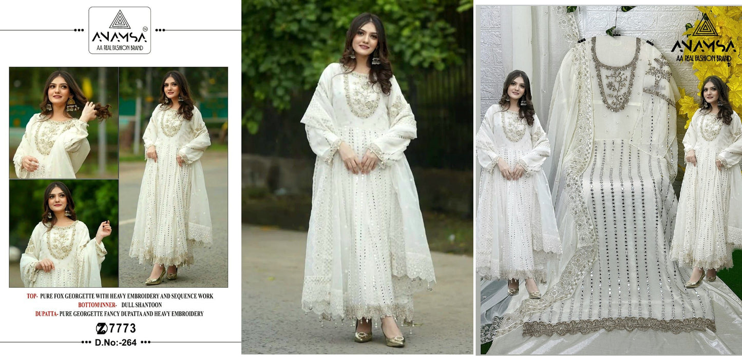 264 Anamsa Pakistani Salwar Suits