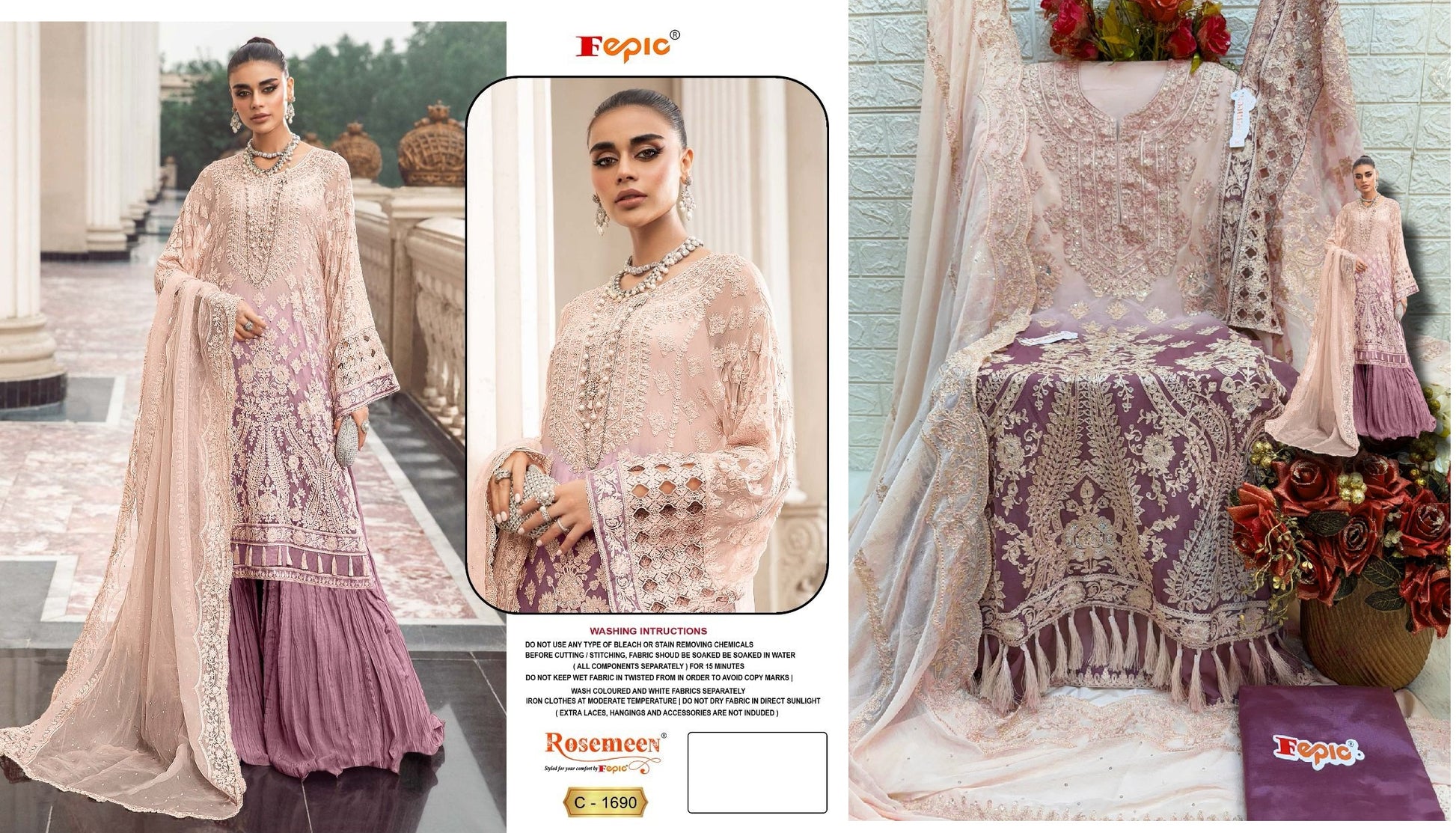 1690 Fepic Pakistani Salwar Suits