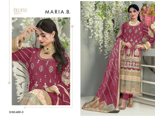 4001C Maria B Pakistani Salwar Suits