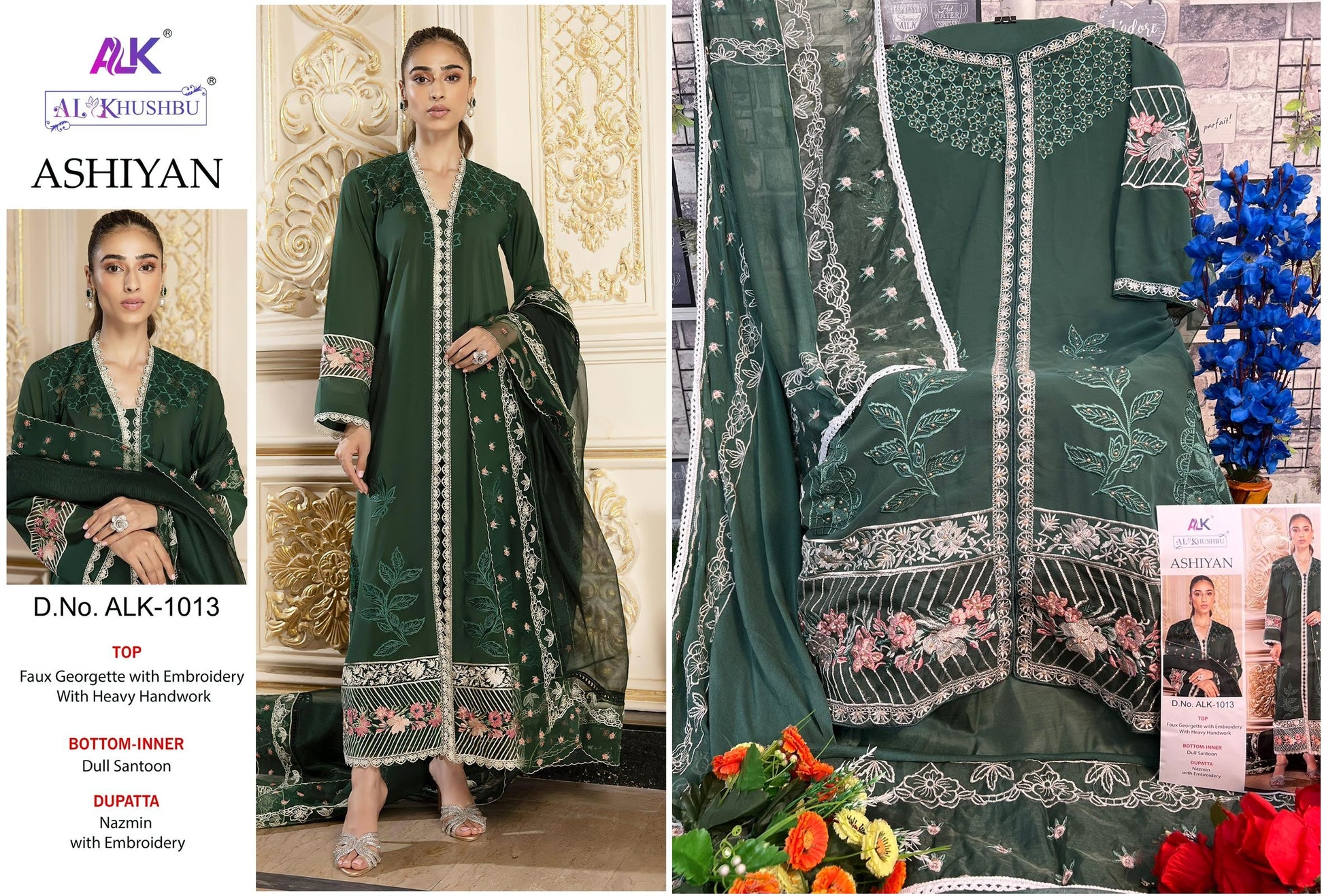 1013 Alk Pakistani Salwar Suits