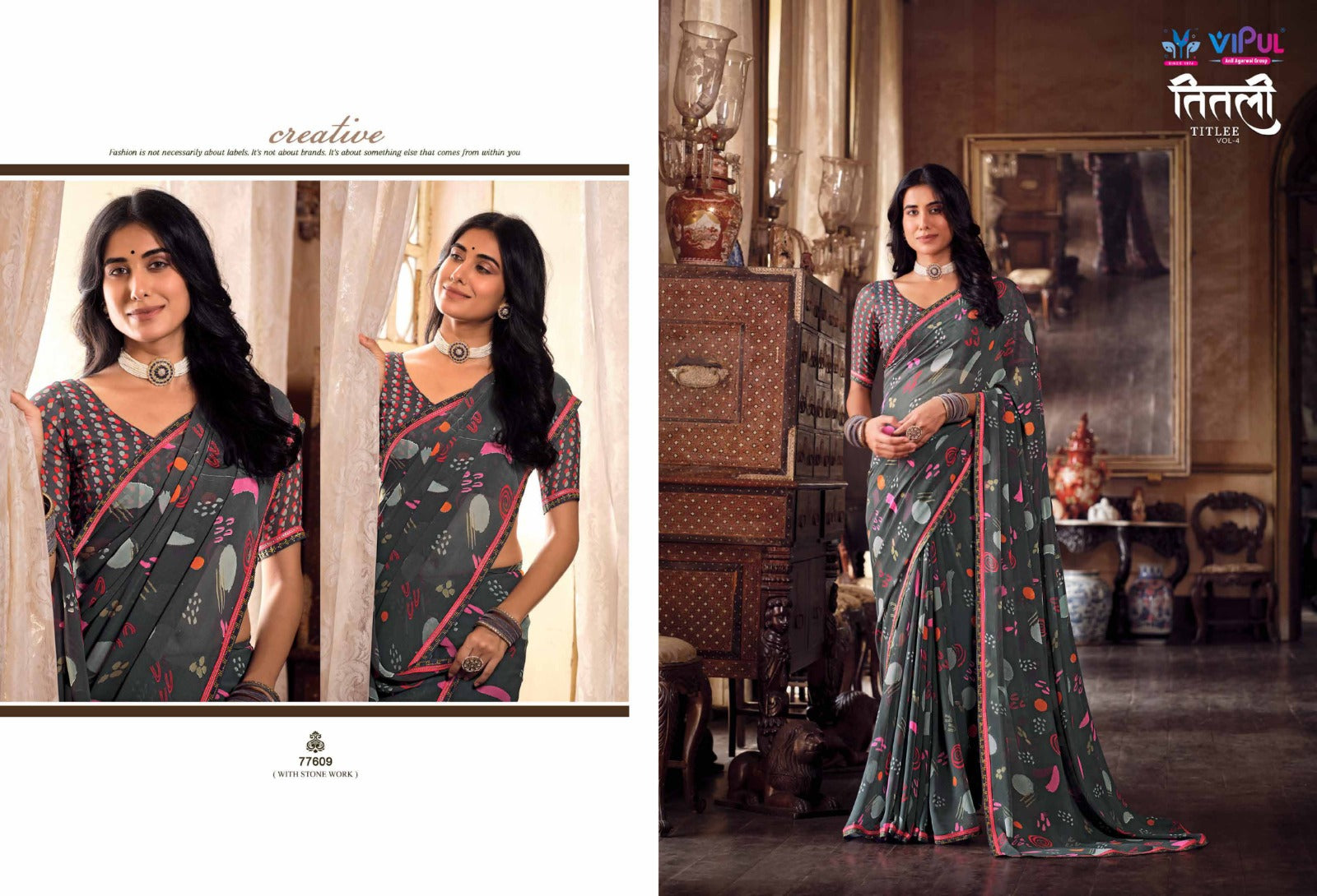 77609 Titlee Vol 4 Vipul Sarees