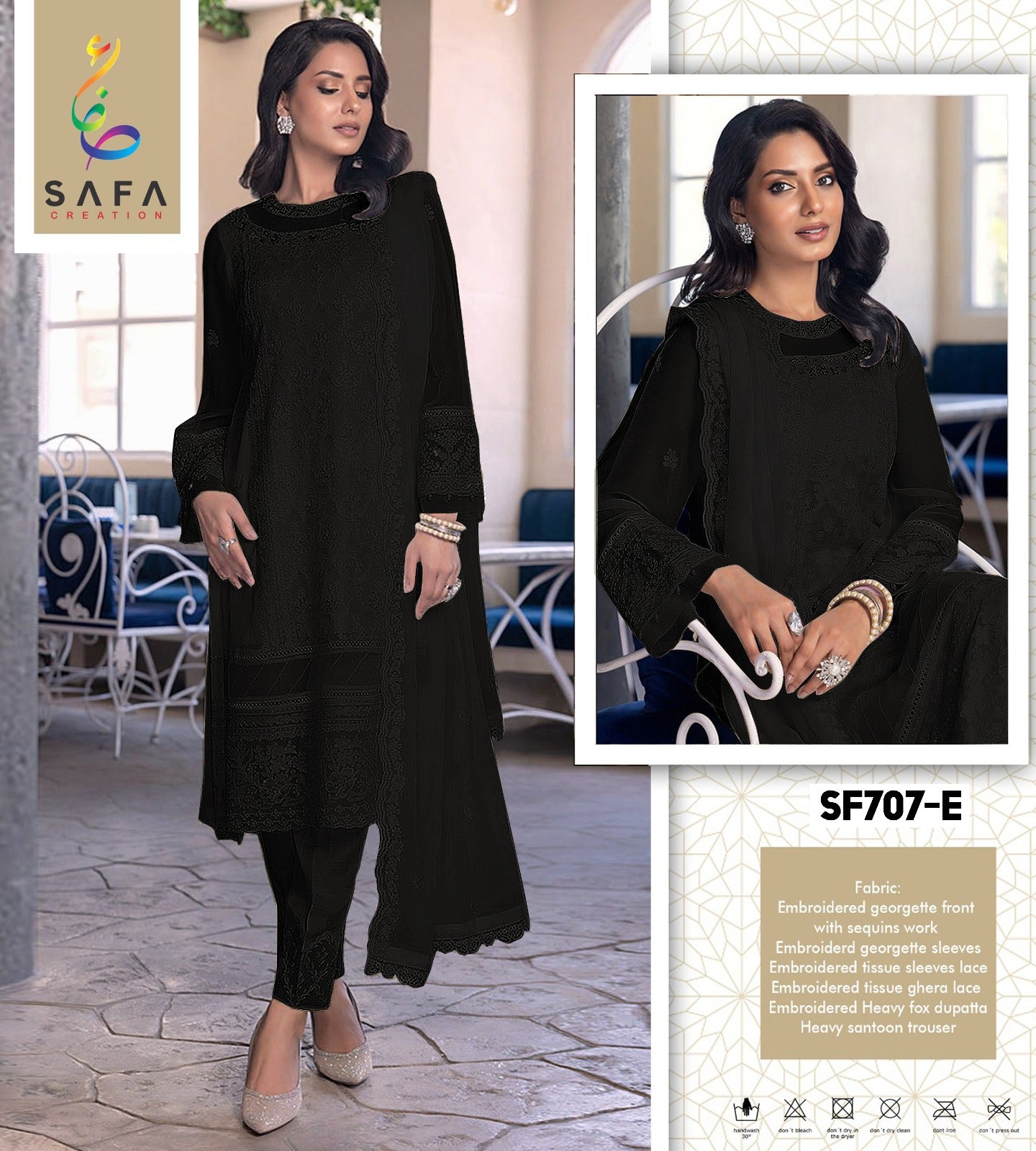 707E Colour Safa Creation Pakistani Salwar Suits