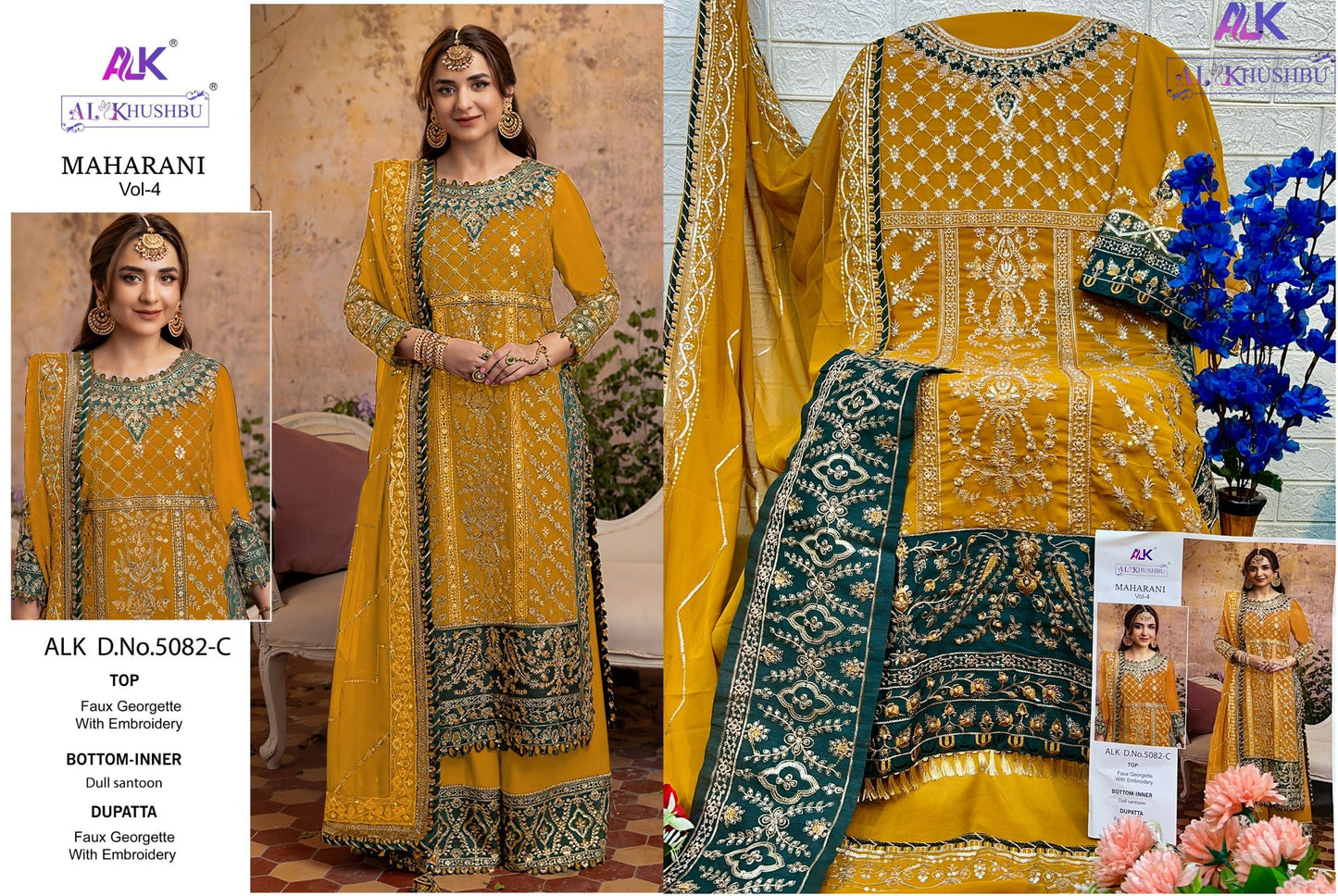 5082C Alk Pakistani Salwar Suits