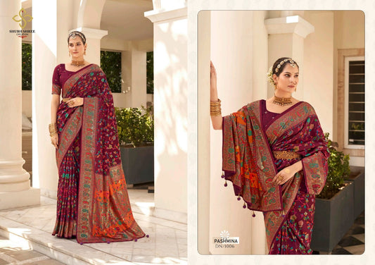 1006 Pashminna Shubh Shree Sarees