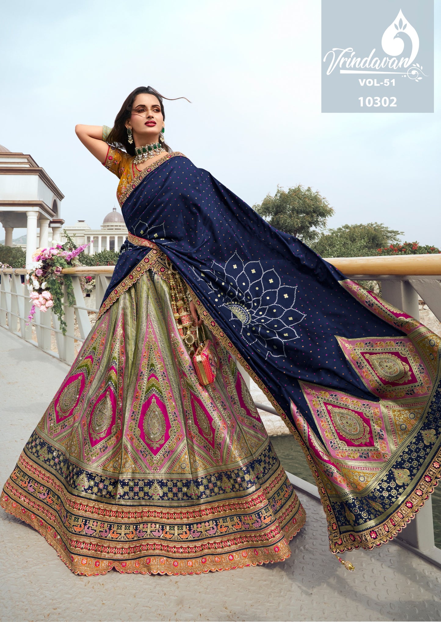 10302 Vrindavan Vol 51 Royal Lehenga Choli
