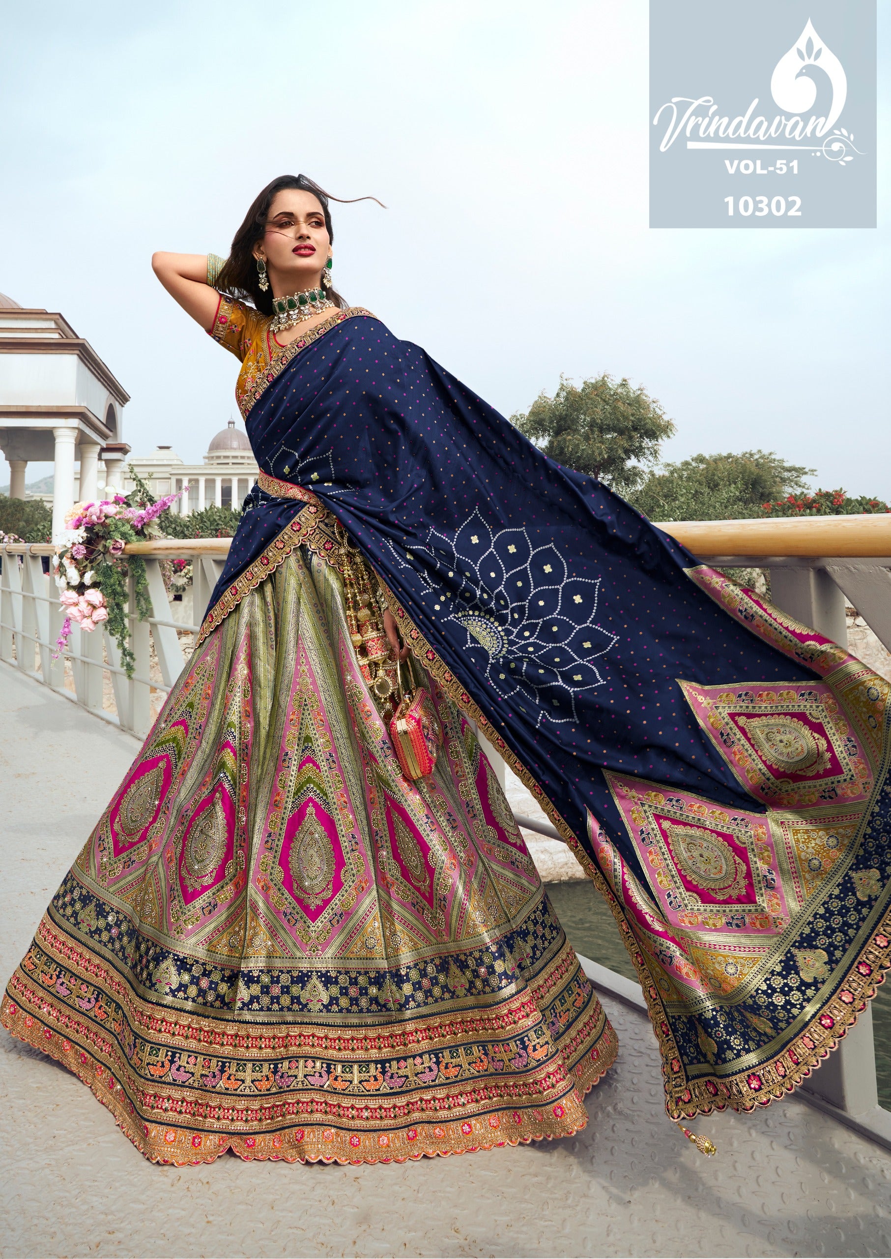 10302 Vrindavan Vol 51 Royal Lehenga Choli