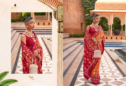 592 Shubharambh Vol 3 Rewaa Silk Sarees