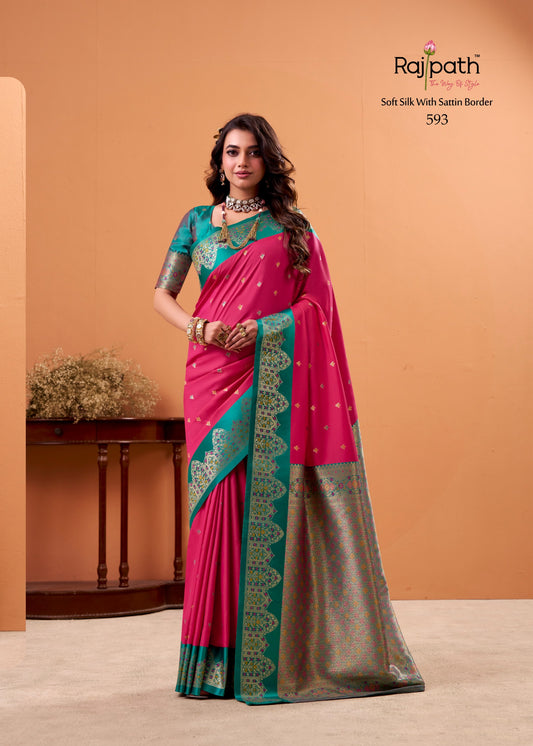 593 Taapi Ghat Rajpath Satin Silk Sarees