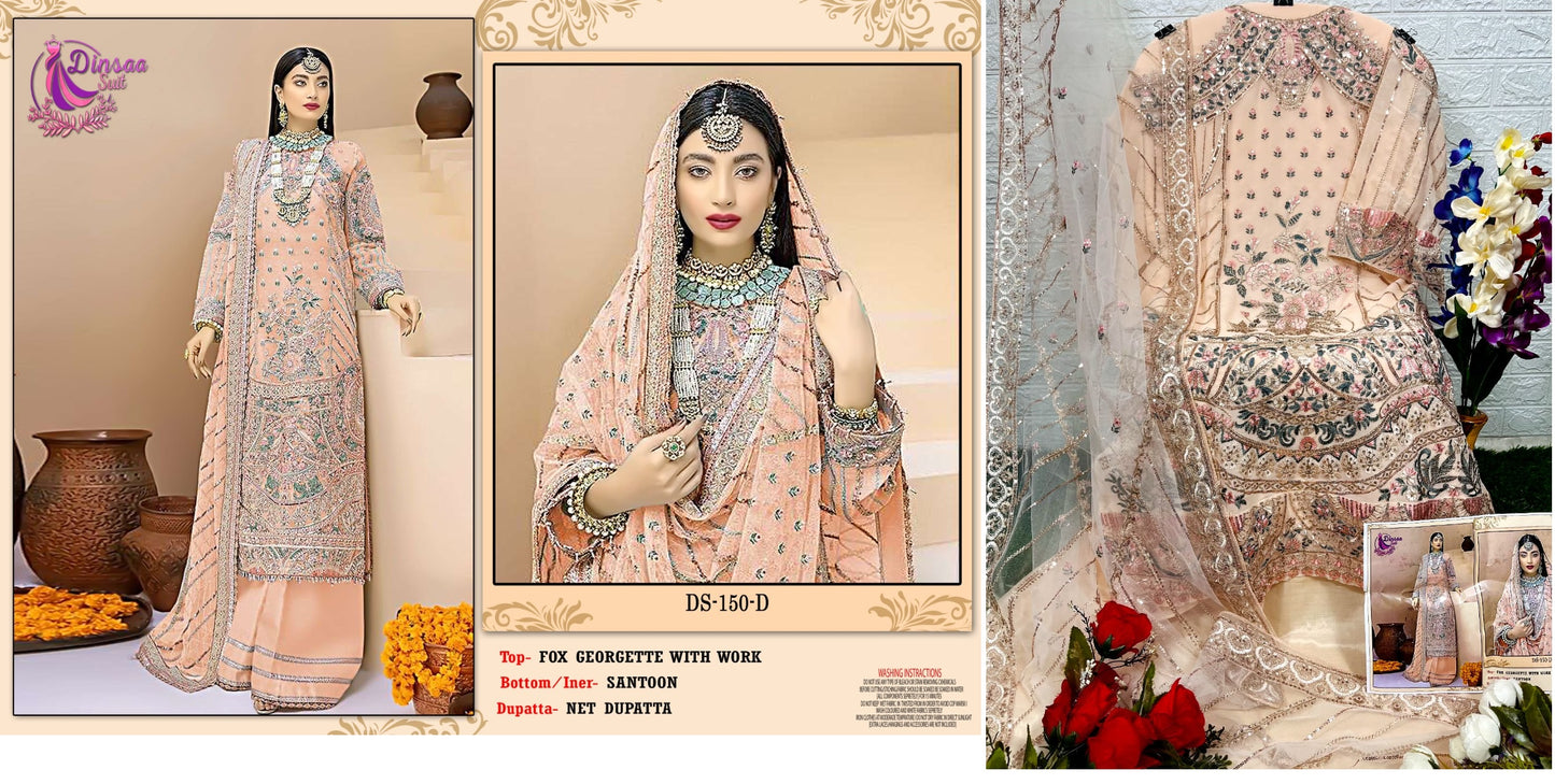 150D Dinsaa Suit Pakistani Salwar Suits