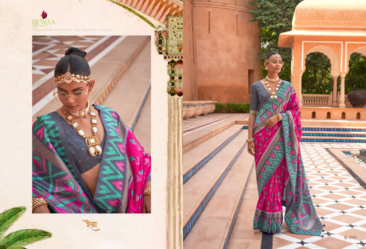 595 Shubharambh Vol 3 Rewaa Silk Sarees