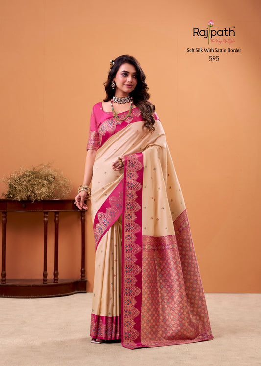 595 Taapi Ghat Rajpath Satin Silk Sarees
