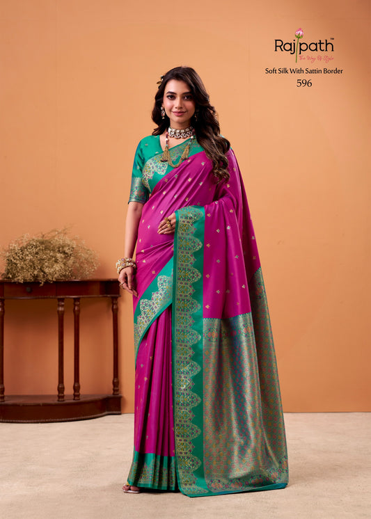596 Taapi Ghat Rajpath Satin Silk Sarees

