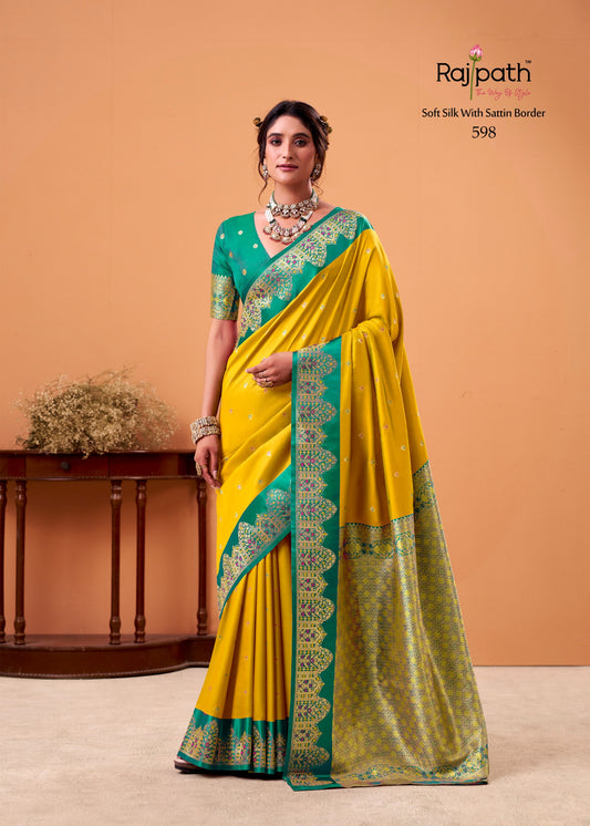 598 Taapi Ghat Rajpath Satin Silk Sarees