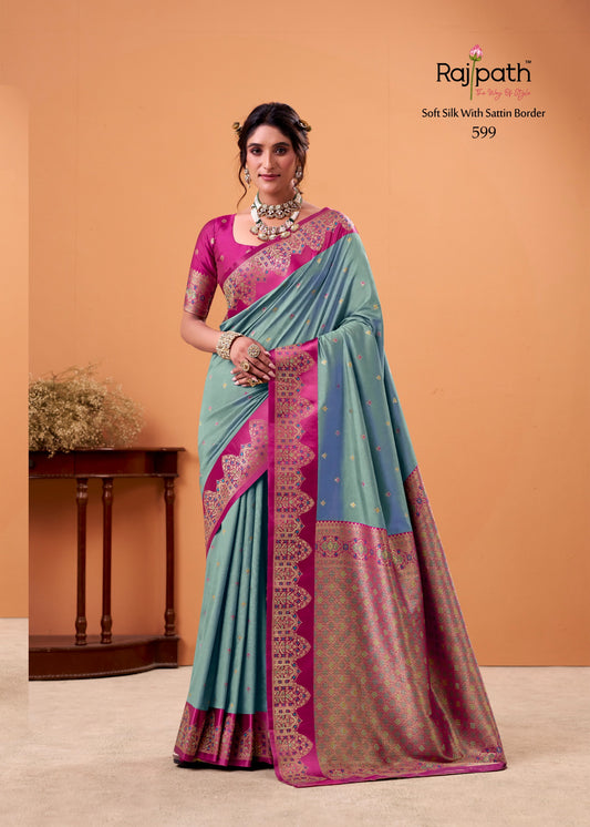 599 Taapi Ghat Rajpath Satin Silk Sarees