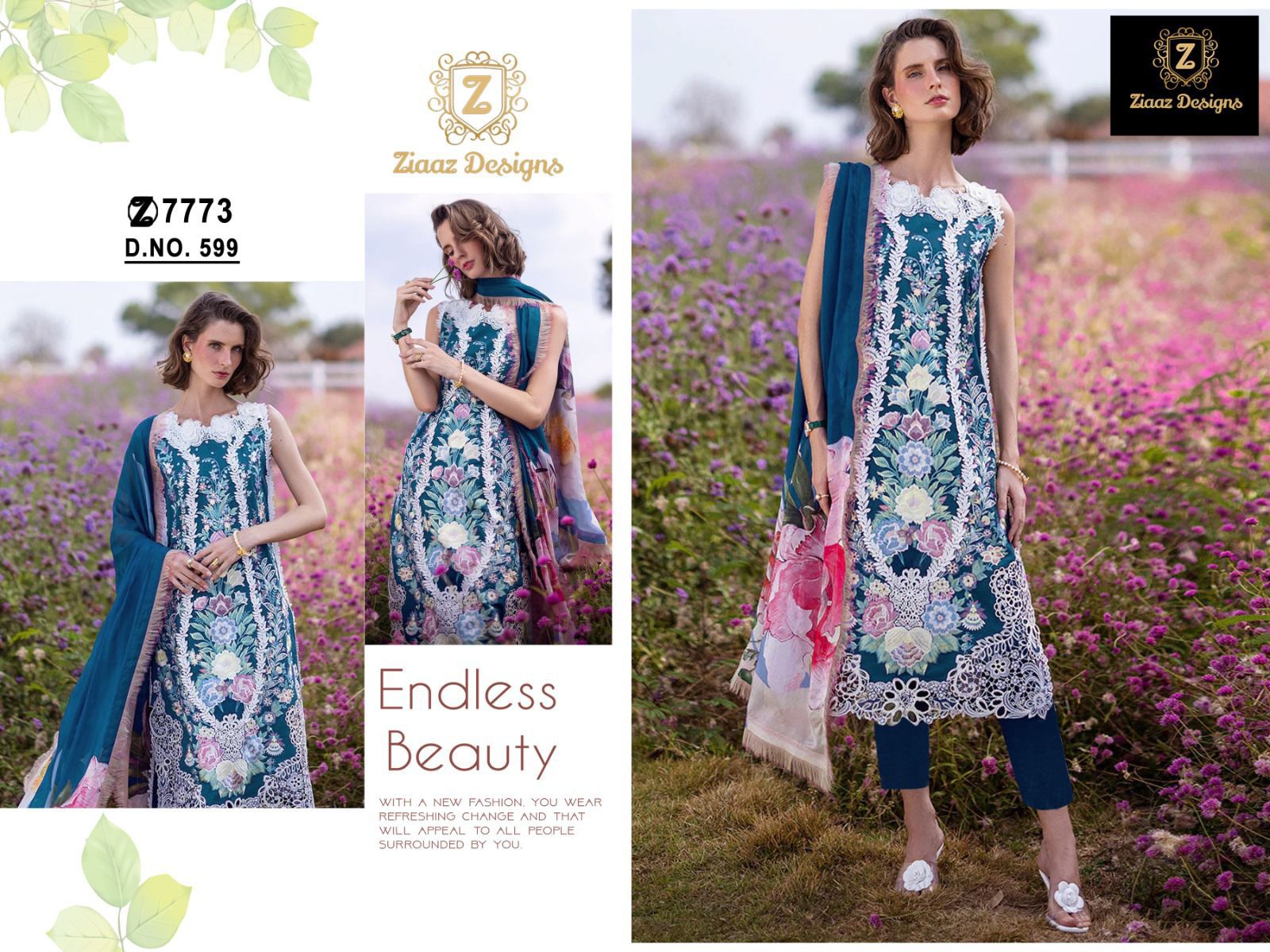 599 Ziaaz Designs Rayon Pakistani Salwar Suits