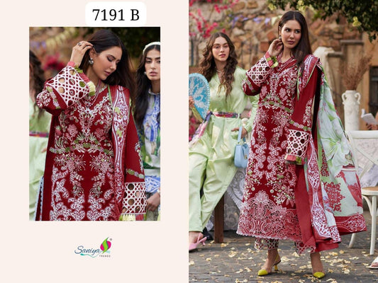 7191-B Saniya Trendz Pakistani Salwar Suit